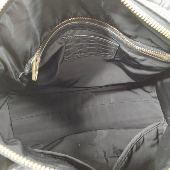 AUTH Alexander Wang Black Leather Shoulder Bag Tote - Picture 8 of 8